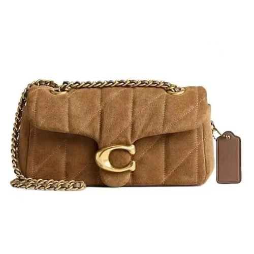 Chic Diamond-Pattern Shoulder Bag